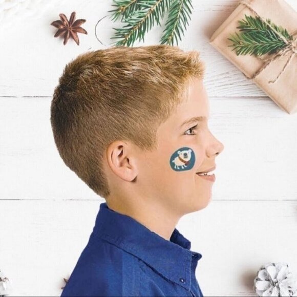 Christmas Character Temporary Tattoos 72 Piece - Picture 2 of 3